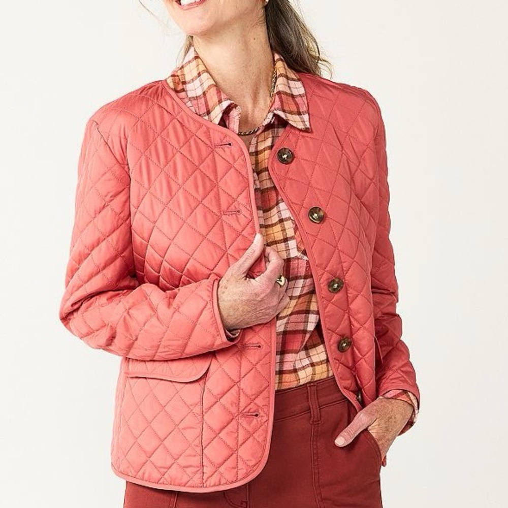 Croft & Barrow Quilted Jacket, Size XXL
